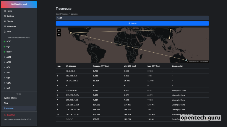 WGDashboard WireGuard
