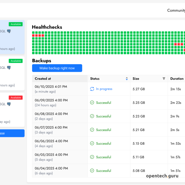 postgresql backup